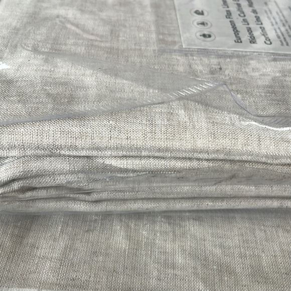 West Elm Custom Size European Flax Linen Curtain - Natural Flax 48x101 - Picture 6 of 8